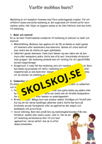 Att förstå och motverka mobbning (43 sidor)