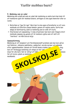 Att förstå och motverka mobbning (43 sidor)