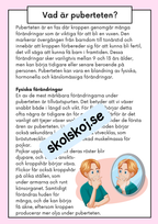 Att förstå puberteten - Relationer och identitet - Årskurs 7 - 9