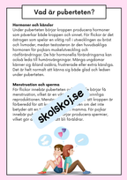 Att förstå puberteten - Relationer och identitet - Årskurs 7 - 9