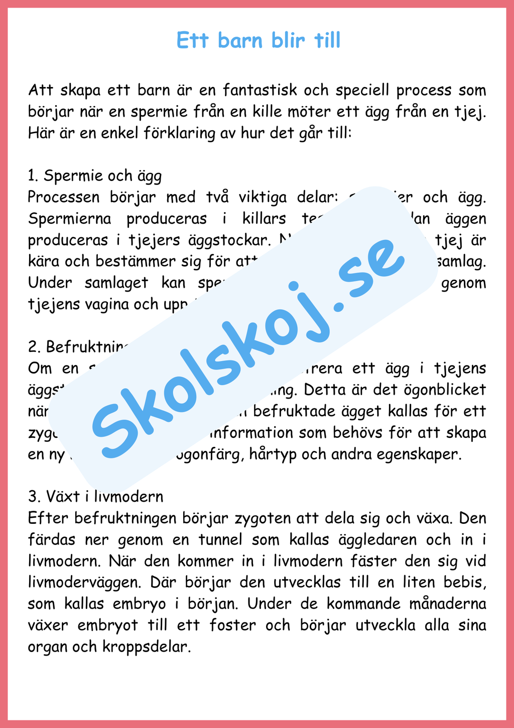 Att växa - En guide om puberteten