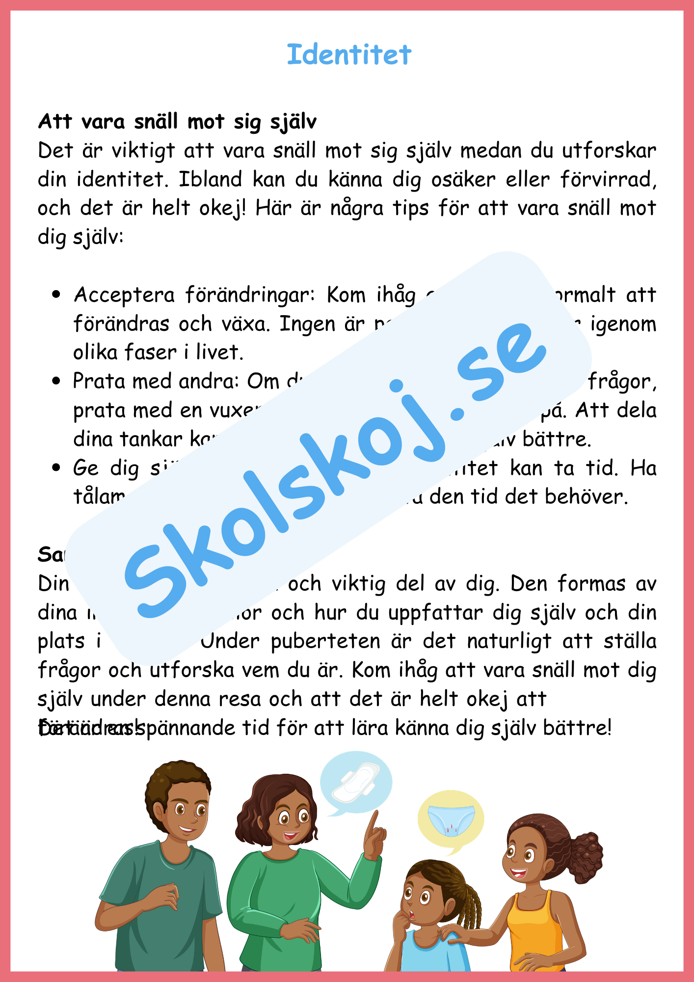 Att växa - En guide om puberteten