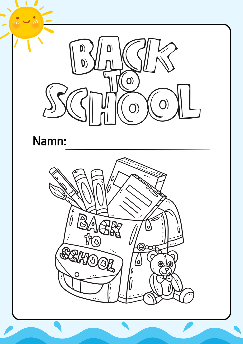 Back to school - Förskoleklass - Årskurs 2