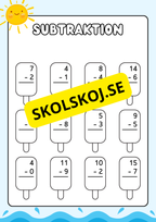 Back to school - Förskoleklass - Årskurs 2