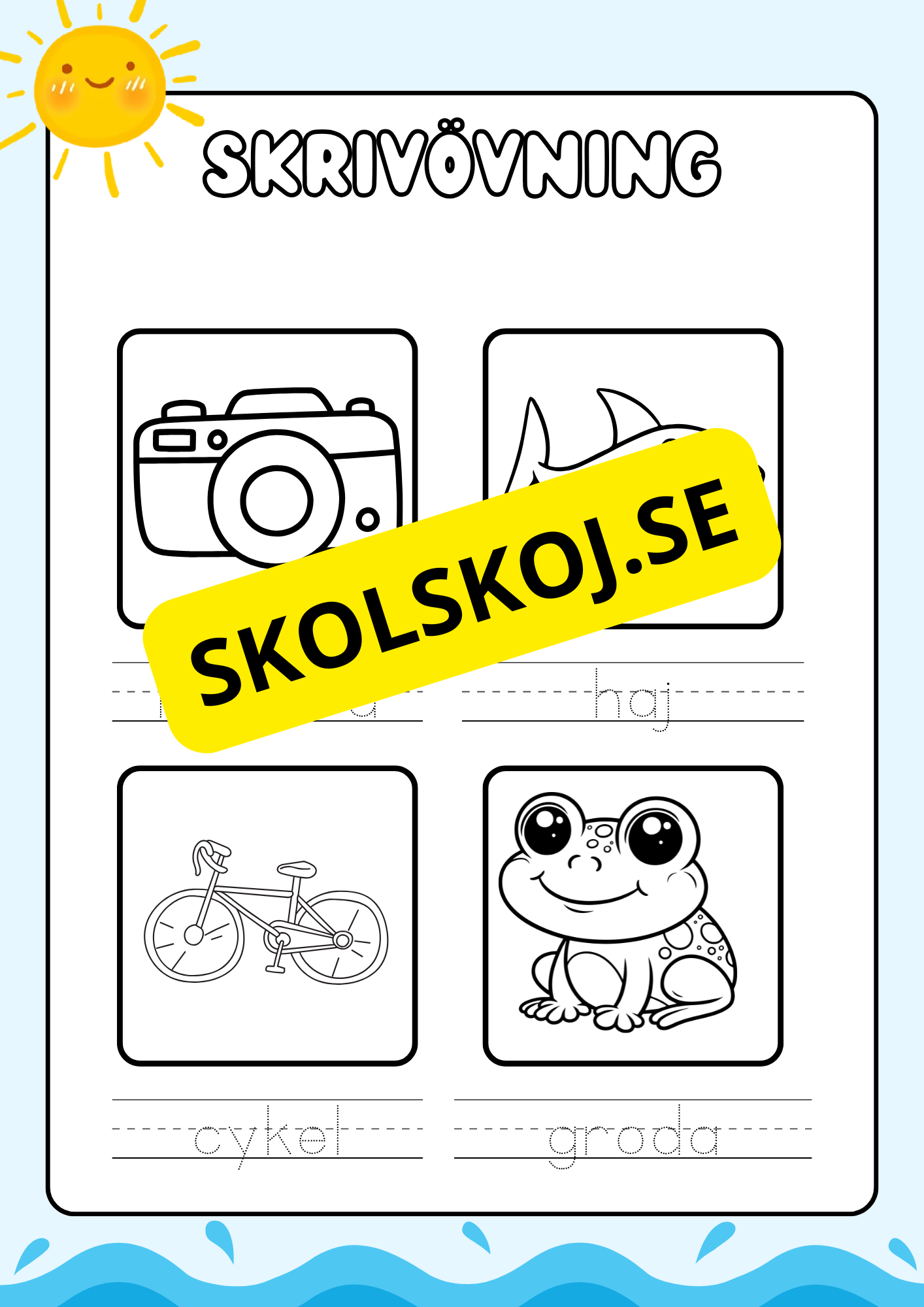 Back to school - Förskoleklass - Årskurs 2
