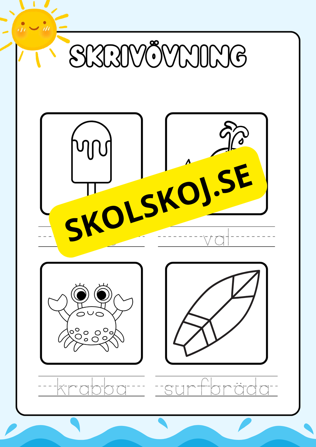 Back to school - Förskoleklass - Årskurs 2