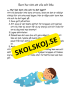 Barnkonventionen - Dina rättigheter på ett enkelt sätt