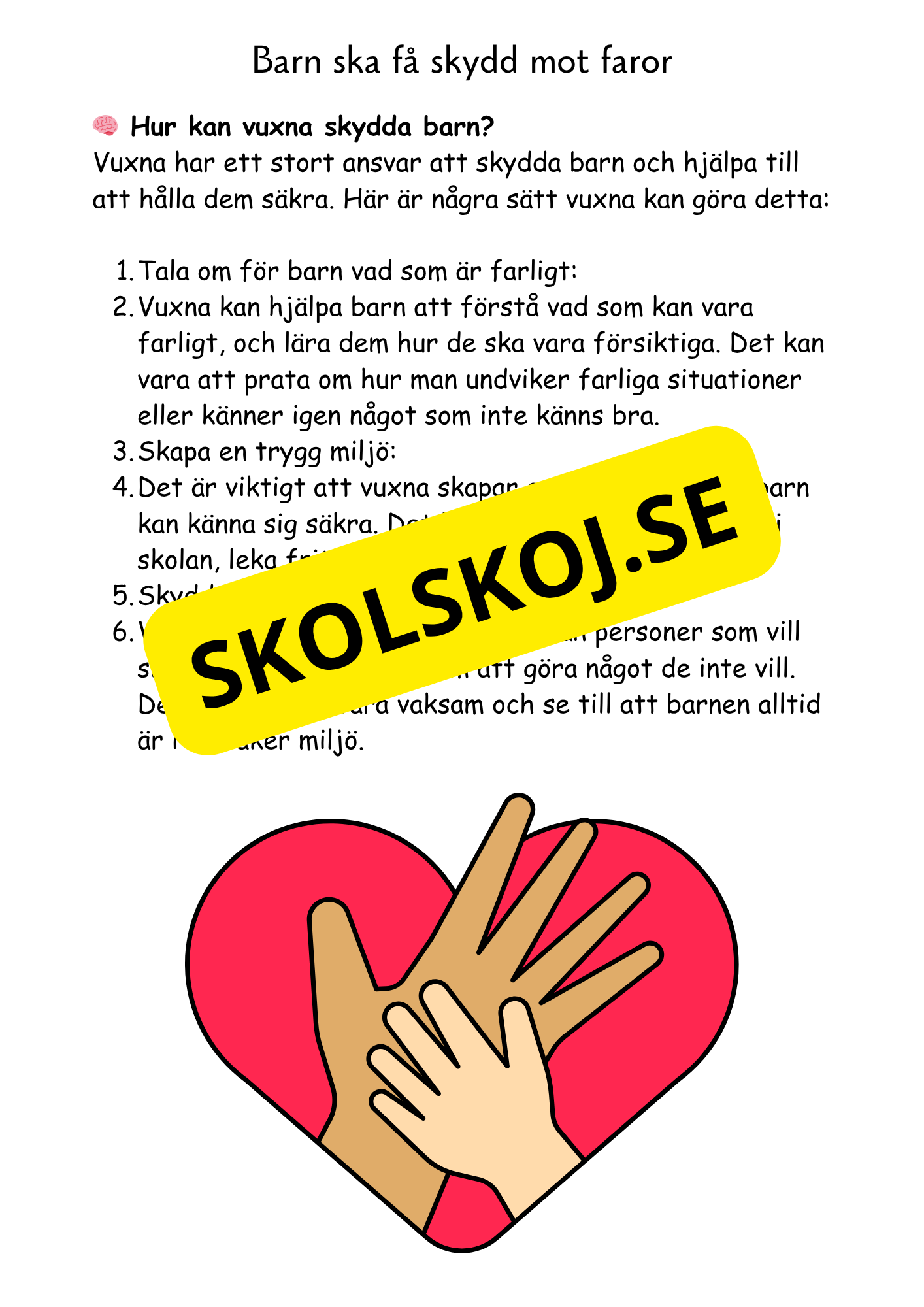 Barnkonventionen - Dina rättigheter på ett enkelt sätt