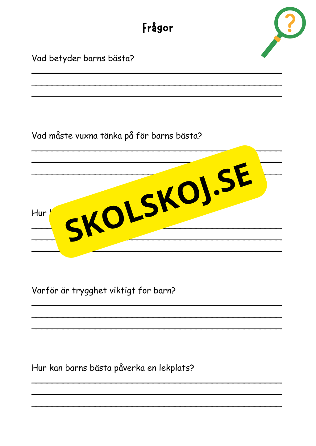 Barnkonventionen - Dina rättigheter på ett enkelt sätt