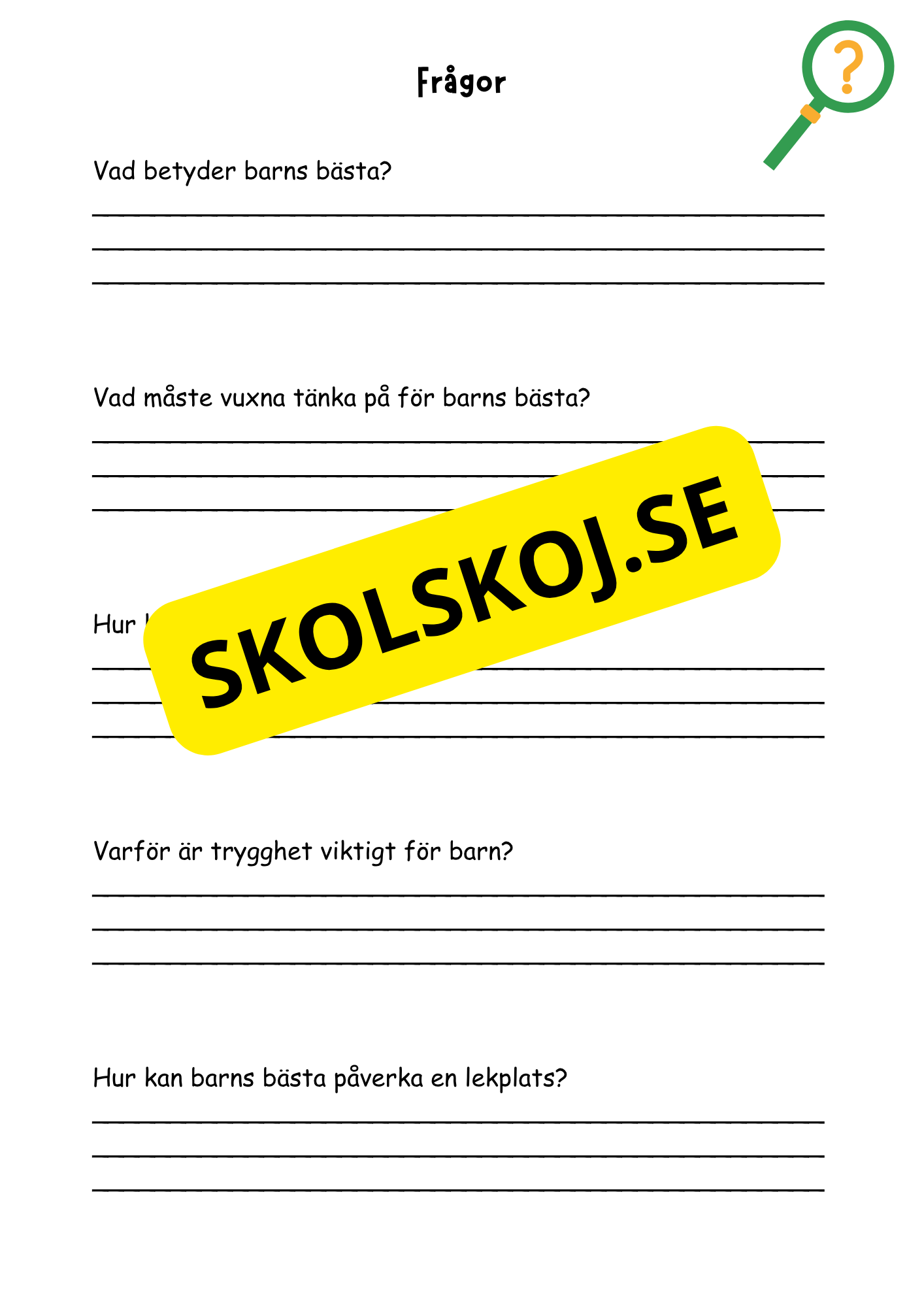 Barnkonventionen - Dina rättigheter på ett enkelt sätt