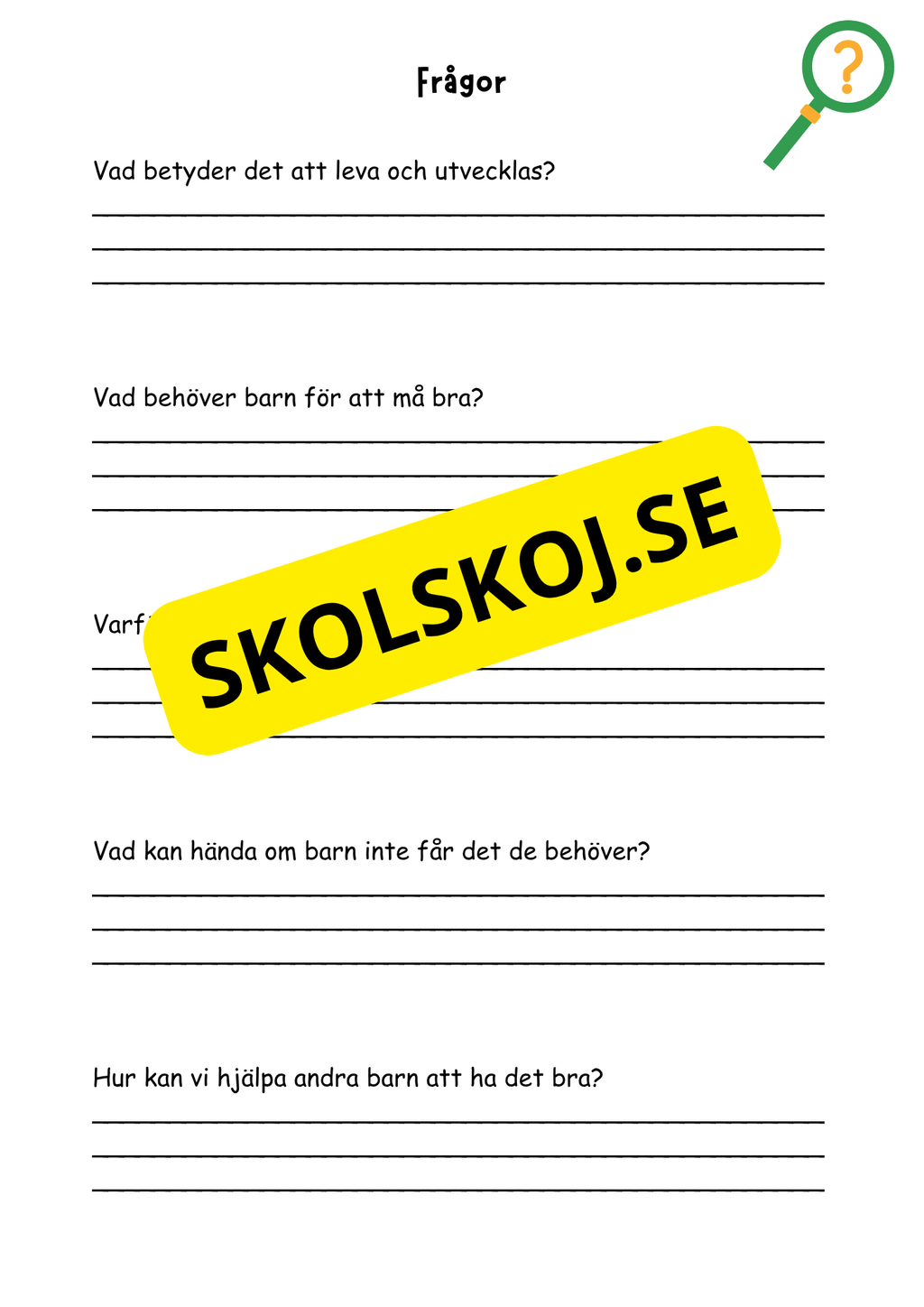 Barnkonventionen - Dina rättigheter på ett enkelt sätt