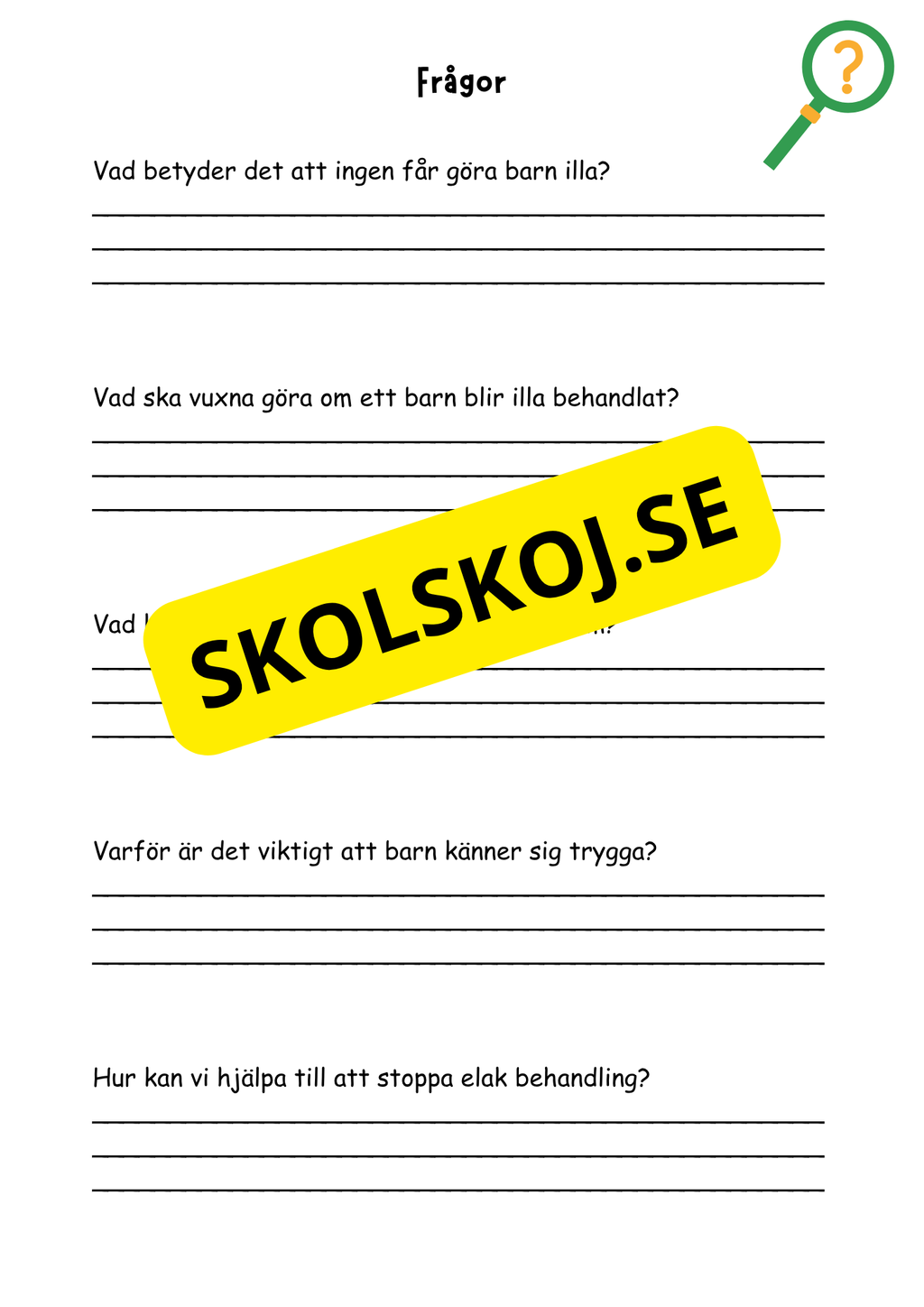 Barnkonventionen - Dina rättigheter på ett enkelt sätt