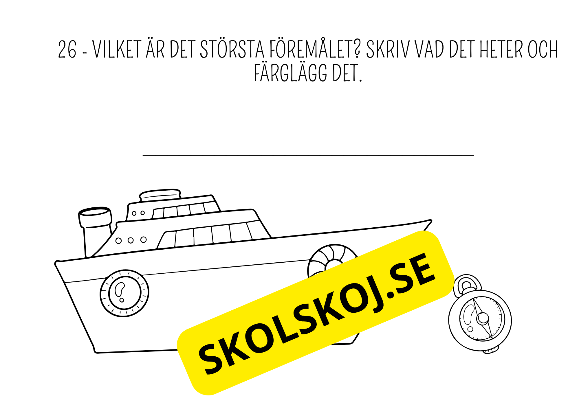 Båtturen – saga och aktiviteter