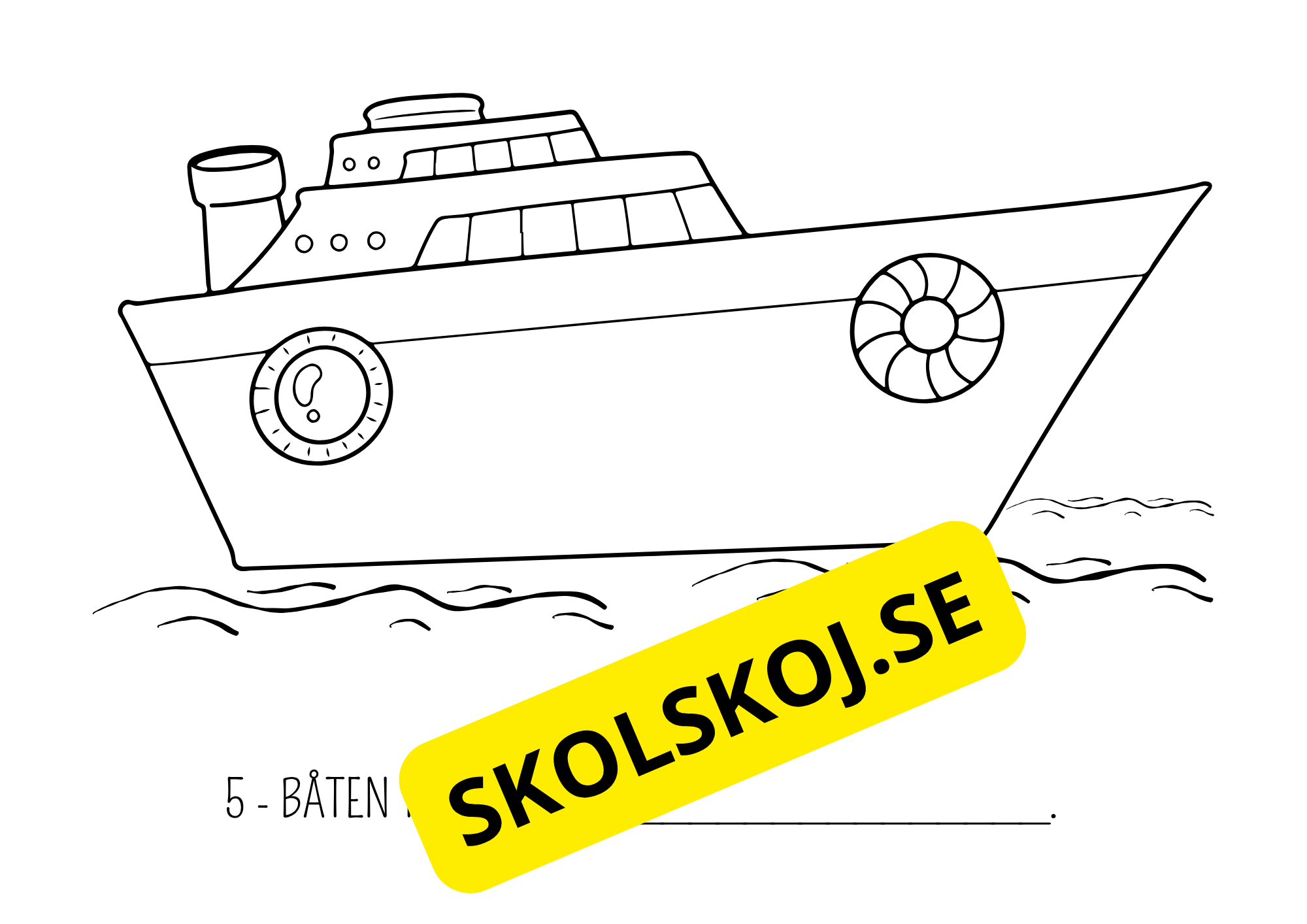 Båtturen – saga och aktiviteter