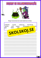 Beskriv en halloweenkaraktär