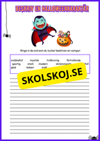 Beskriv en halloweenkaraktär