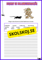 Beskriv en halloweenkaraktär