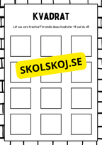 Blandade uppgifter - Förskoleklass - Årskurs 2