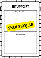 Blandade uppgifter - Förskoleklass - Årskurs 2