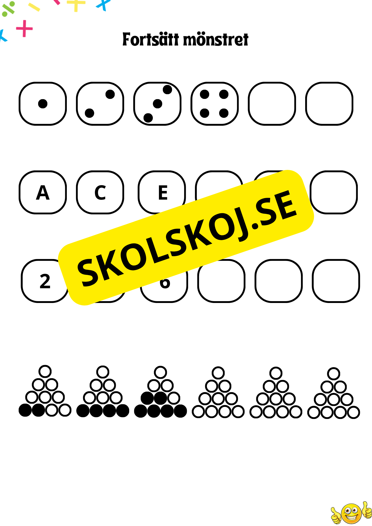 Blandade uppgifter åk 1 - 2