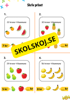 Blandade uppgifter åk 1 - 2