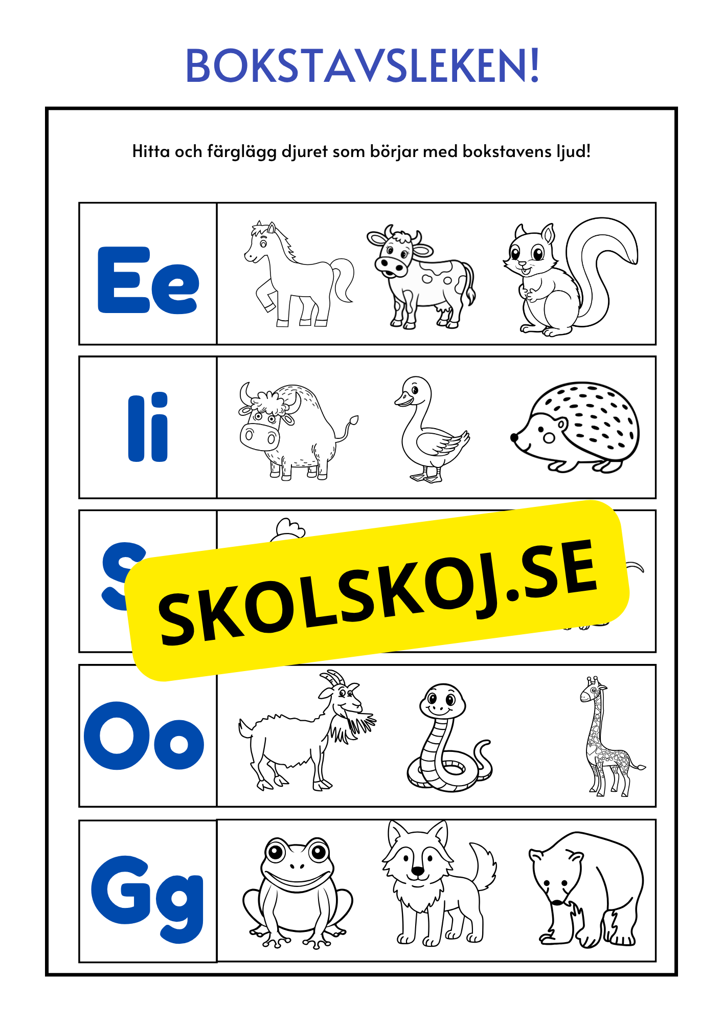 Bokstavsleken
