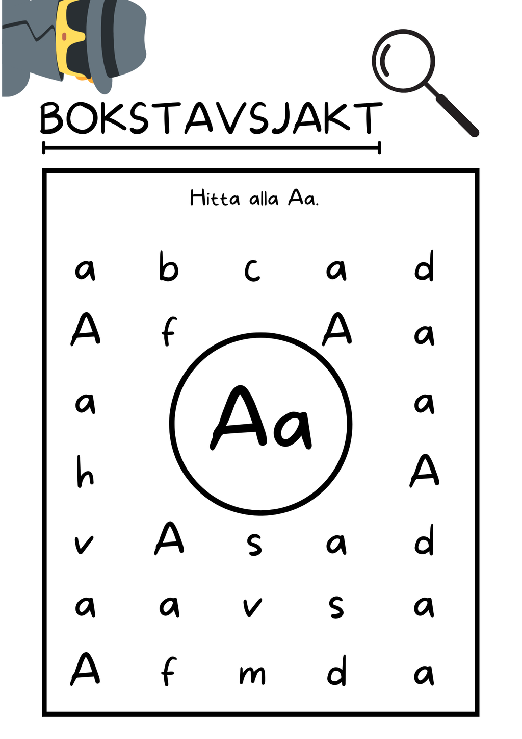 Bokstavsjakt