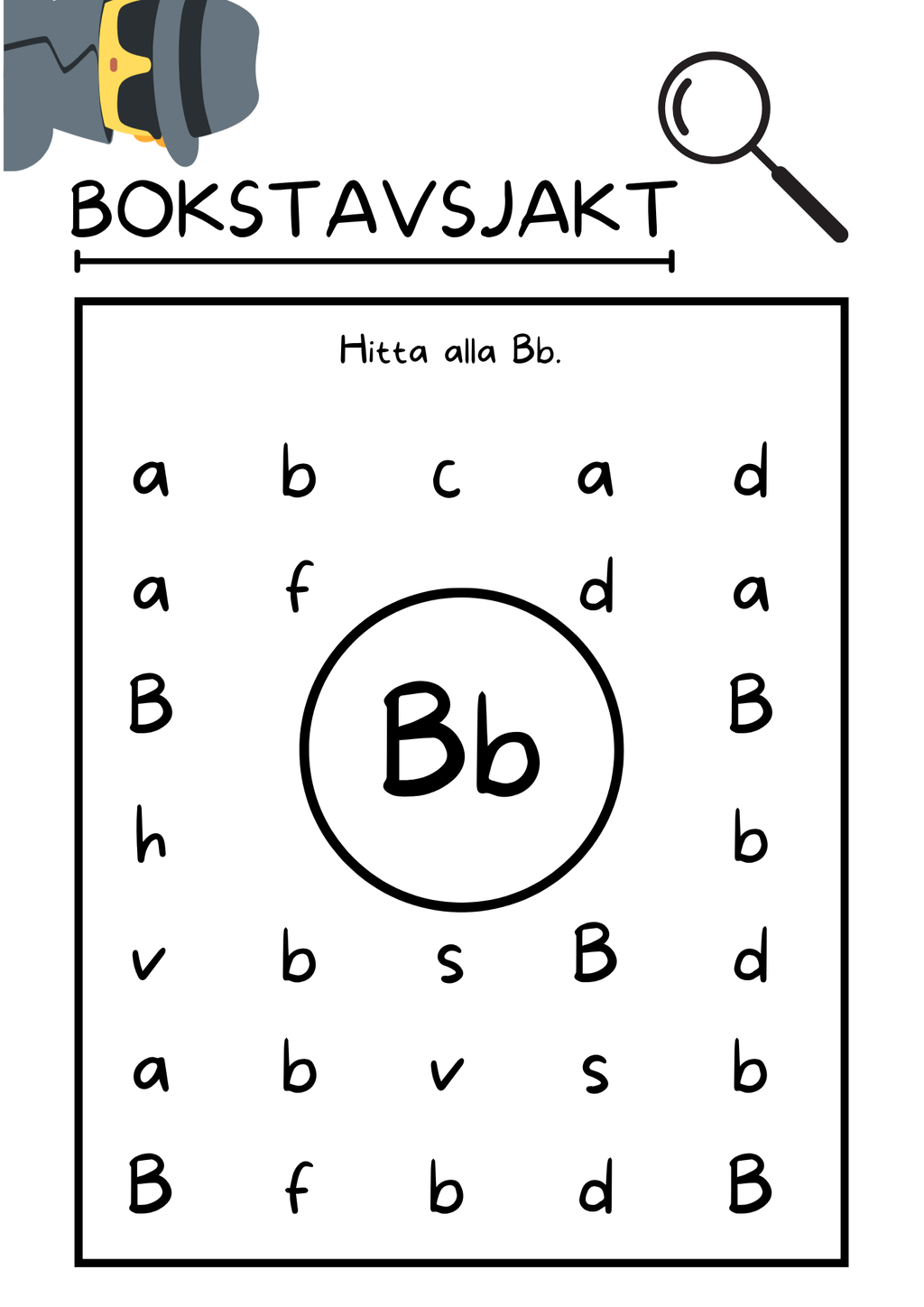 Bokstavsjakt