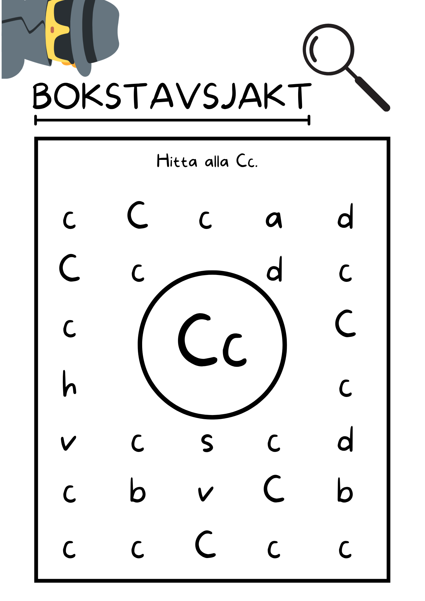 Bokstavsjakt