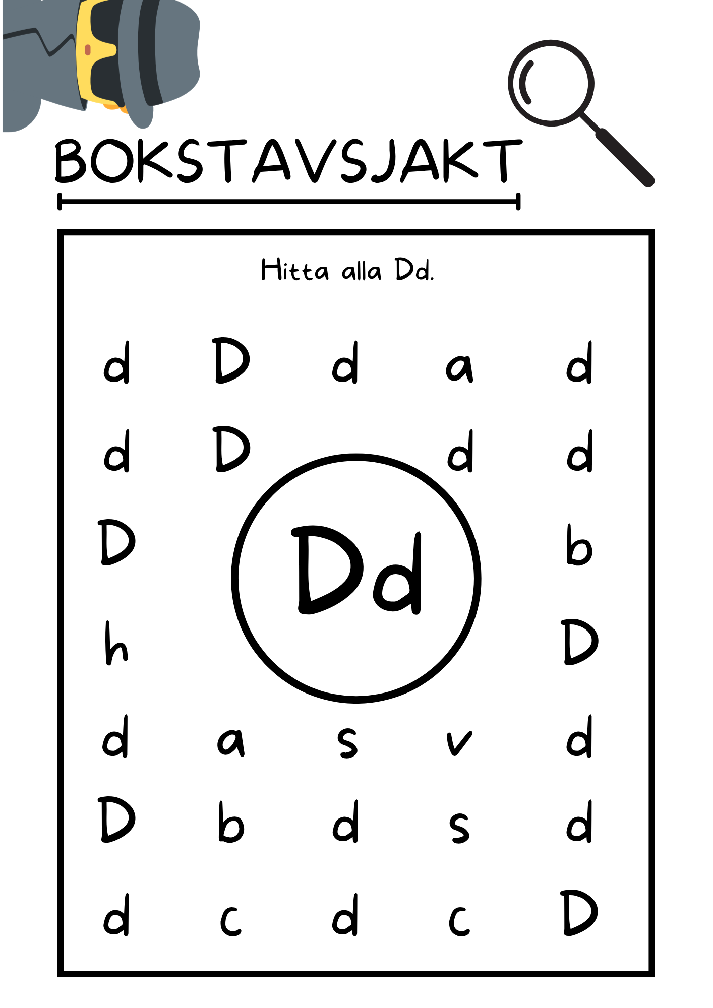 Bokstavsjakt