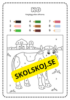 Bondgårdsdjur - Målarbok