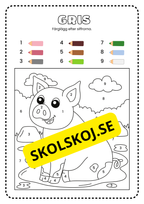 Bondgårdsdjur - Målarbok