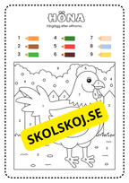 Bondgårdsdjur - Målarbok