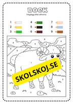 Bondgårdsdjur - Målarbok
