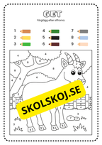 Bondgårdsdjur - Målarbok