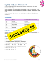 Bråk från grunden – Komplett elevpaket för åk 4–5