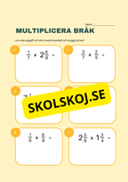 Bråkleken - Häfte - Årskurs 6 - 7