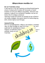 Bränslen och kemiska reaktioner  - Årskurs 4 - 6 - NO