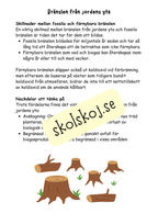 Bränslen och kemiska reaktioner  - Årskurs 4 - 6 - NO
