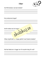 Bränslen och kemiska reaktioner  - Årskurs 4 - 6 - NO