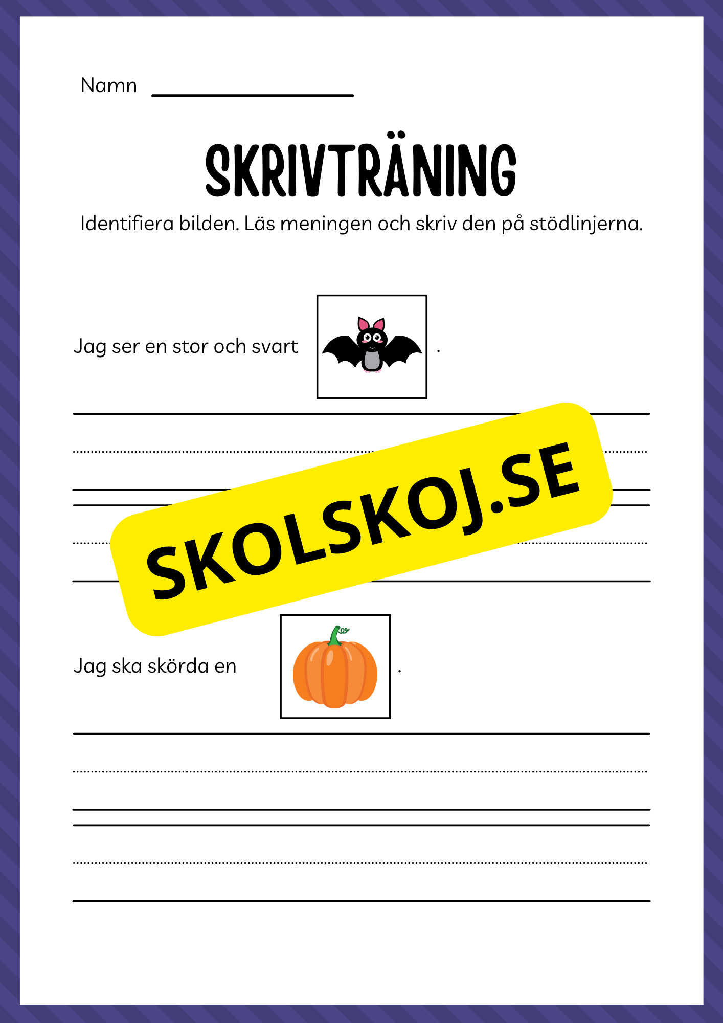 Bus eller godis - Förskoleklass - Årskurs 3