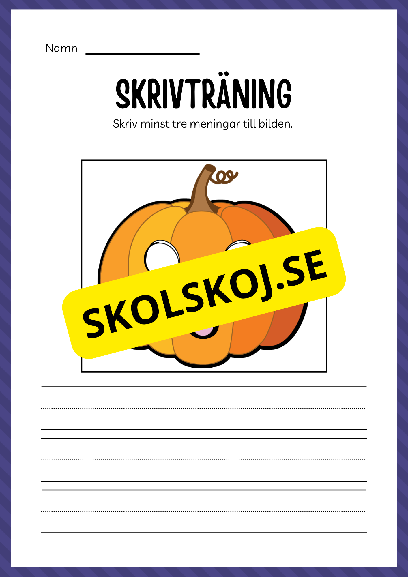 Bus eller godis - Förskoleklass - Årskurs 3