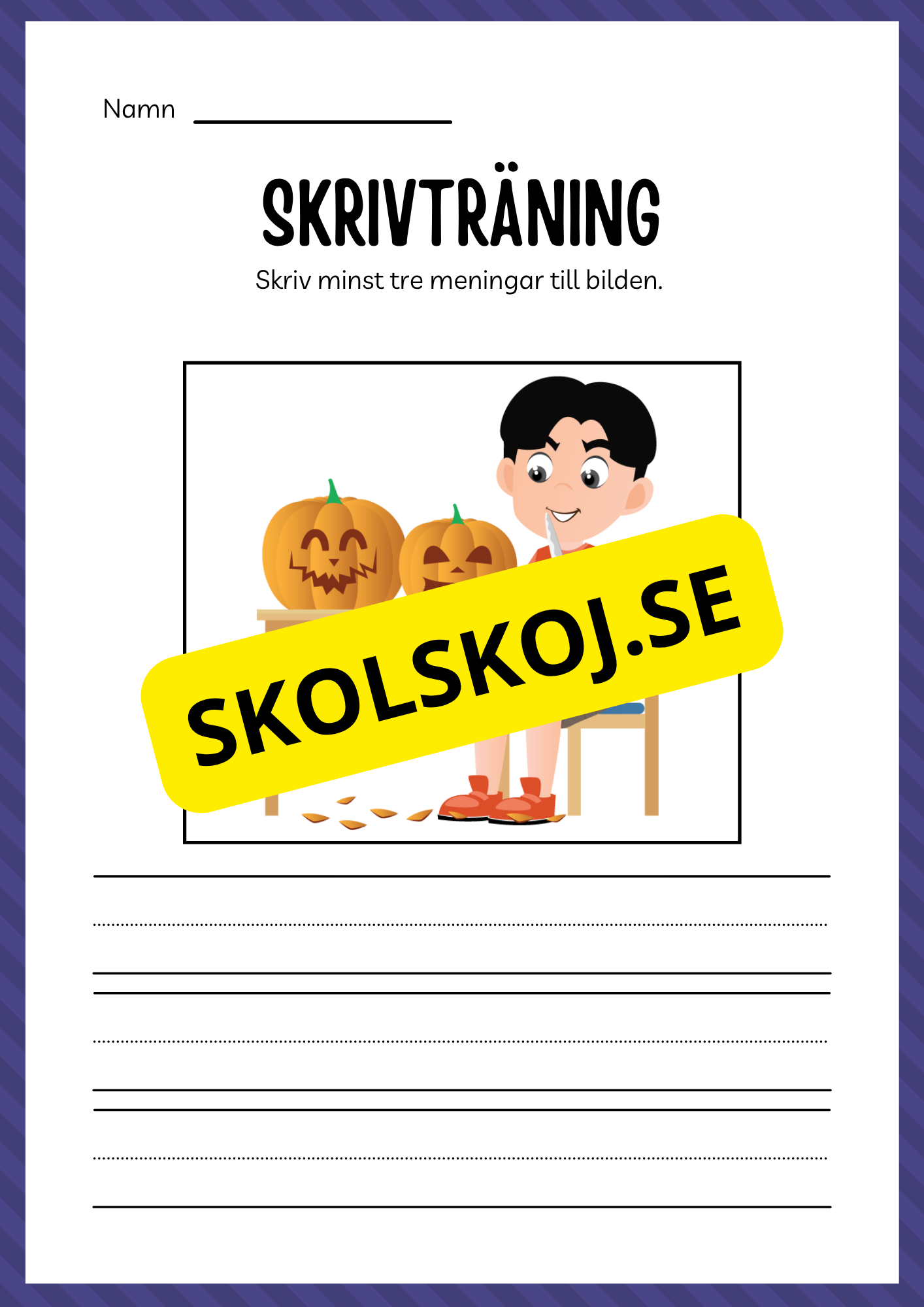 Bus eller godis - Förskoleklass - Årskurs 3