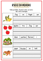 Bygg en mening