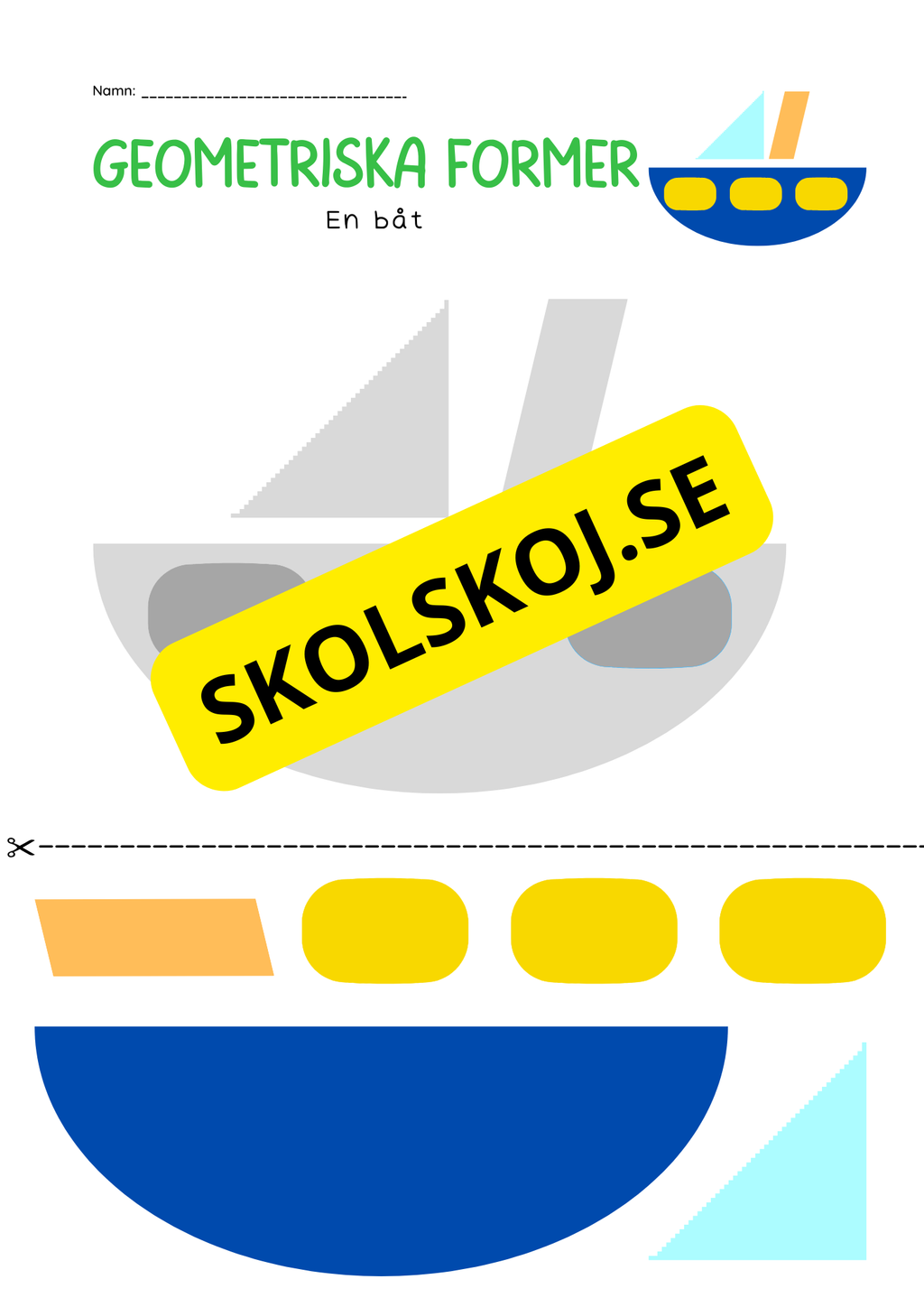 Bygg med geometriska former