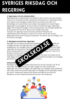 Demokrati i Sverige - Årskurs 3 - 6