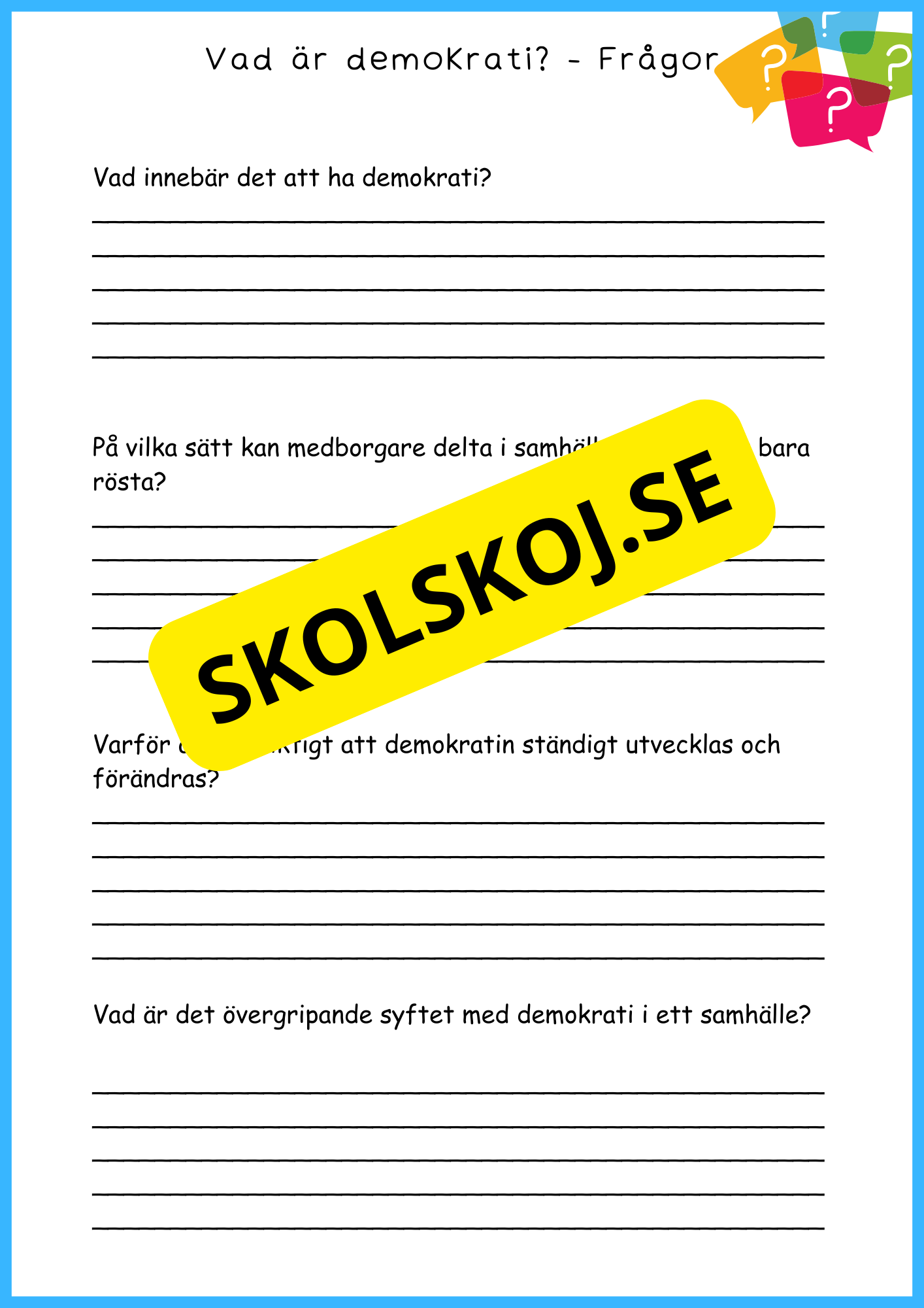 Demokrati och delaktighet