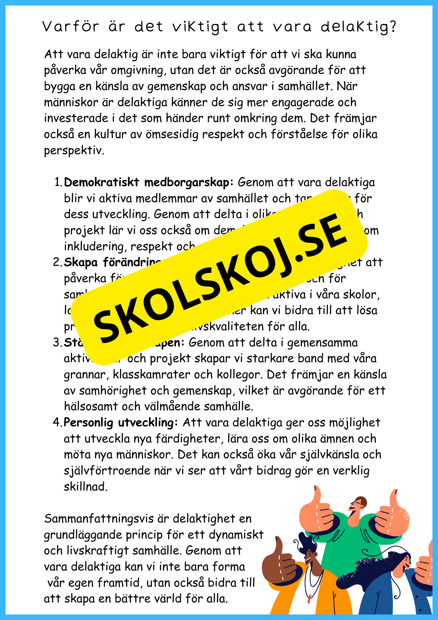 Demokrati och delaktighet