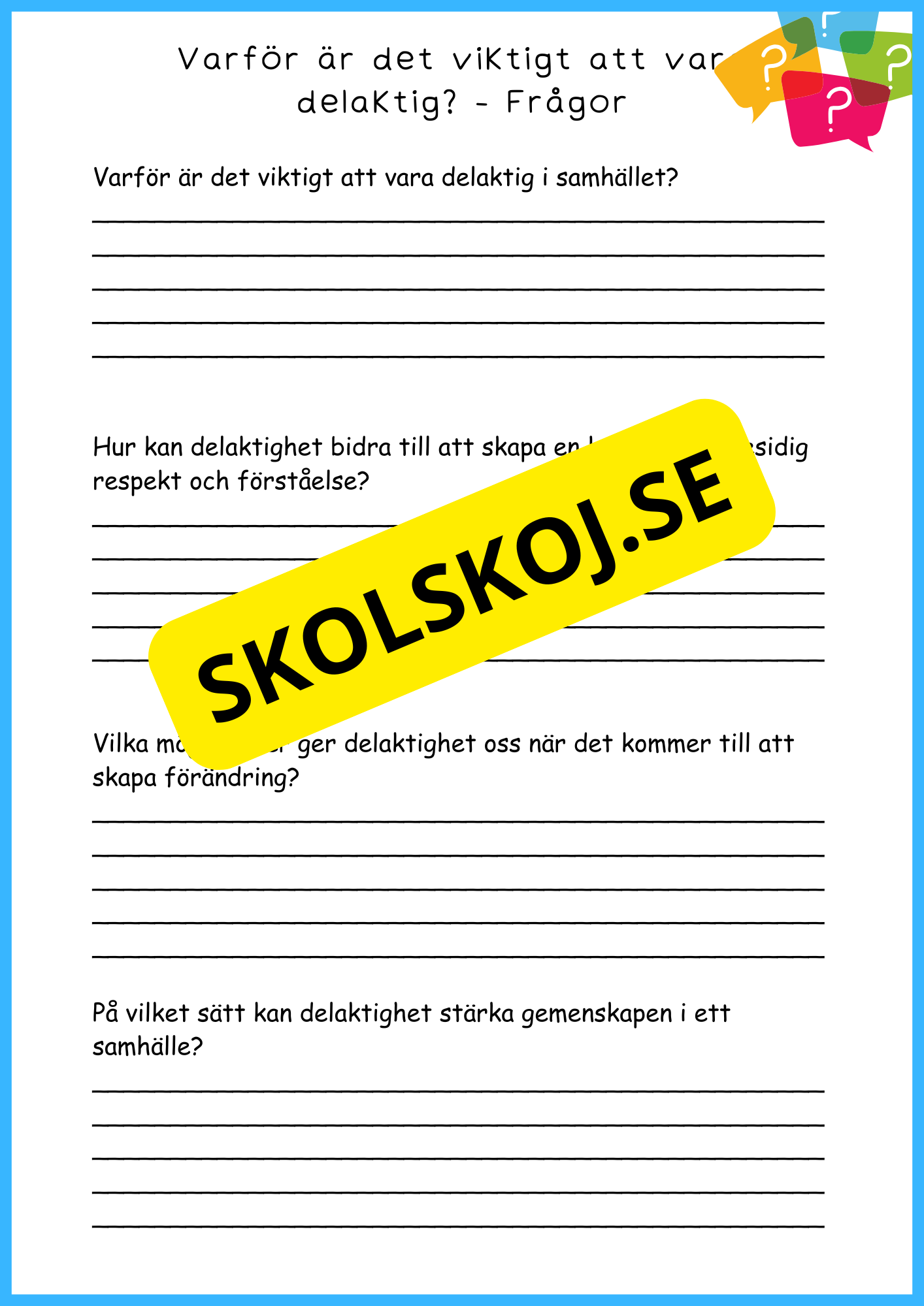 Demokrati och delaktighet