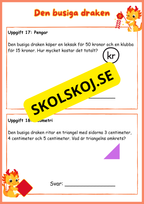 Den busiga draken - Problemlösning - Årskurs 2 och 3